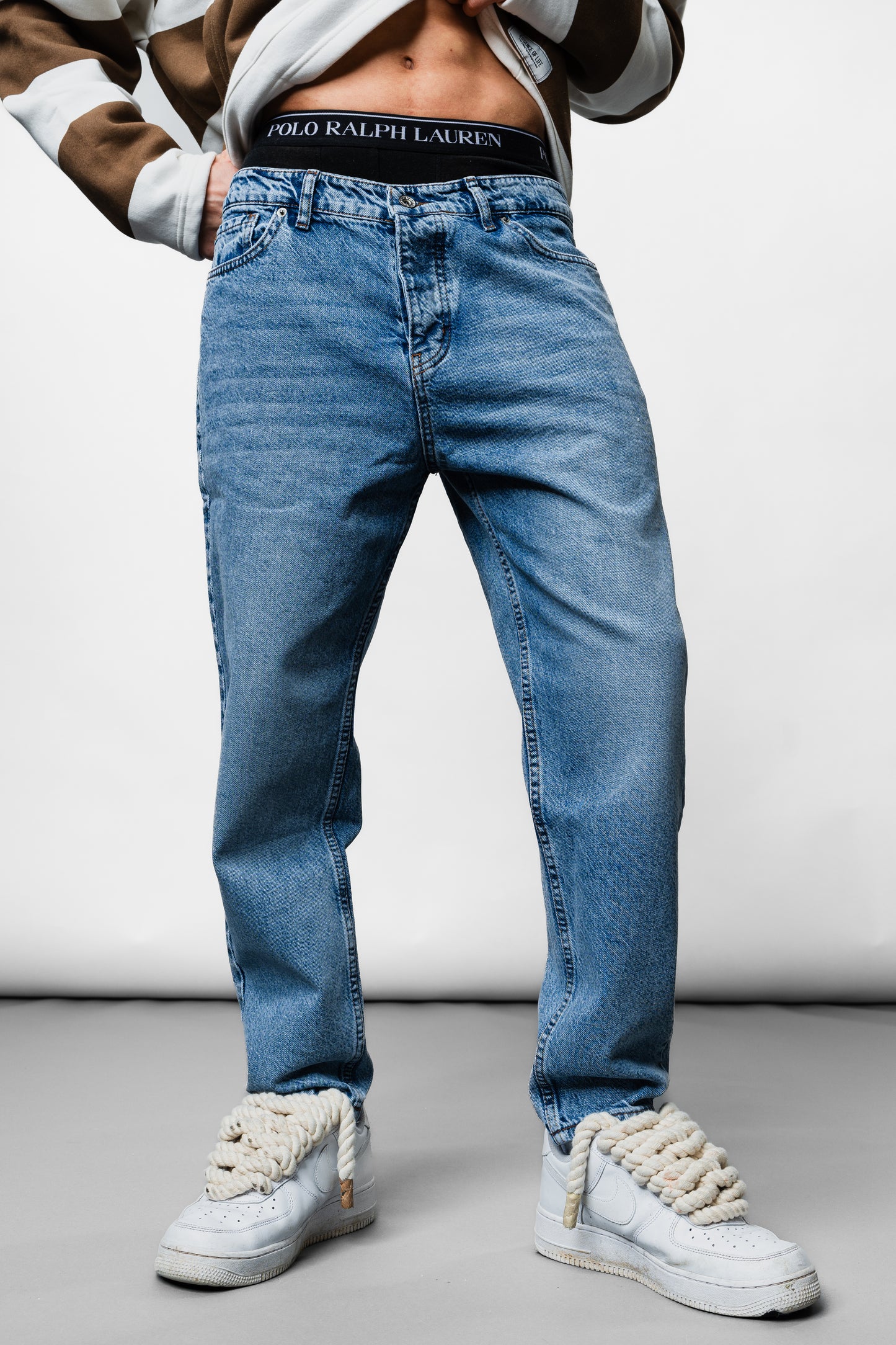 Blue Boyfriend Jeans K-1086