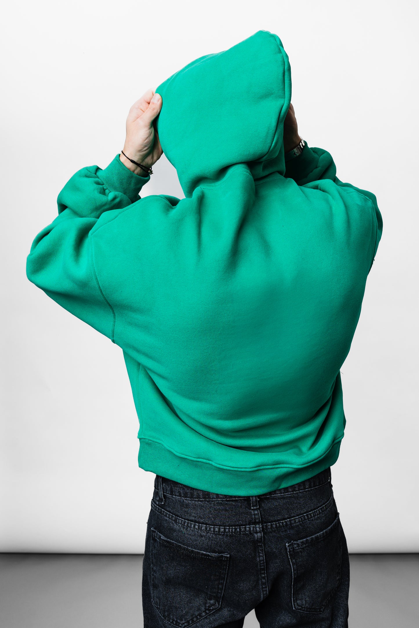 111 Green Oversize Hoodie C-1035