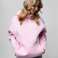 Pink Oversize Hoodie C-1046