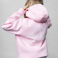 Pink Oversize Hoodie C-1046
