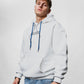 1985 White Oversize Hoodie B-1071