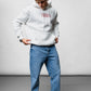 Paranoia White Oversize Hoodie JJ-1032