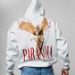 Paranoia White Oversize Hoodie JJ-1032