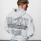 1985 White Oversize Hoodie B-1071