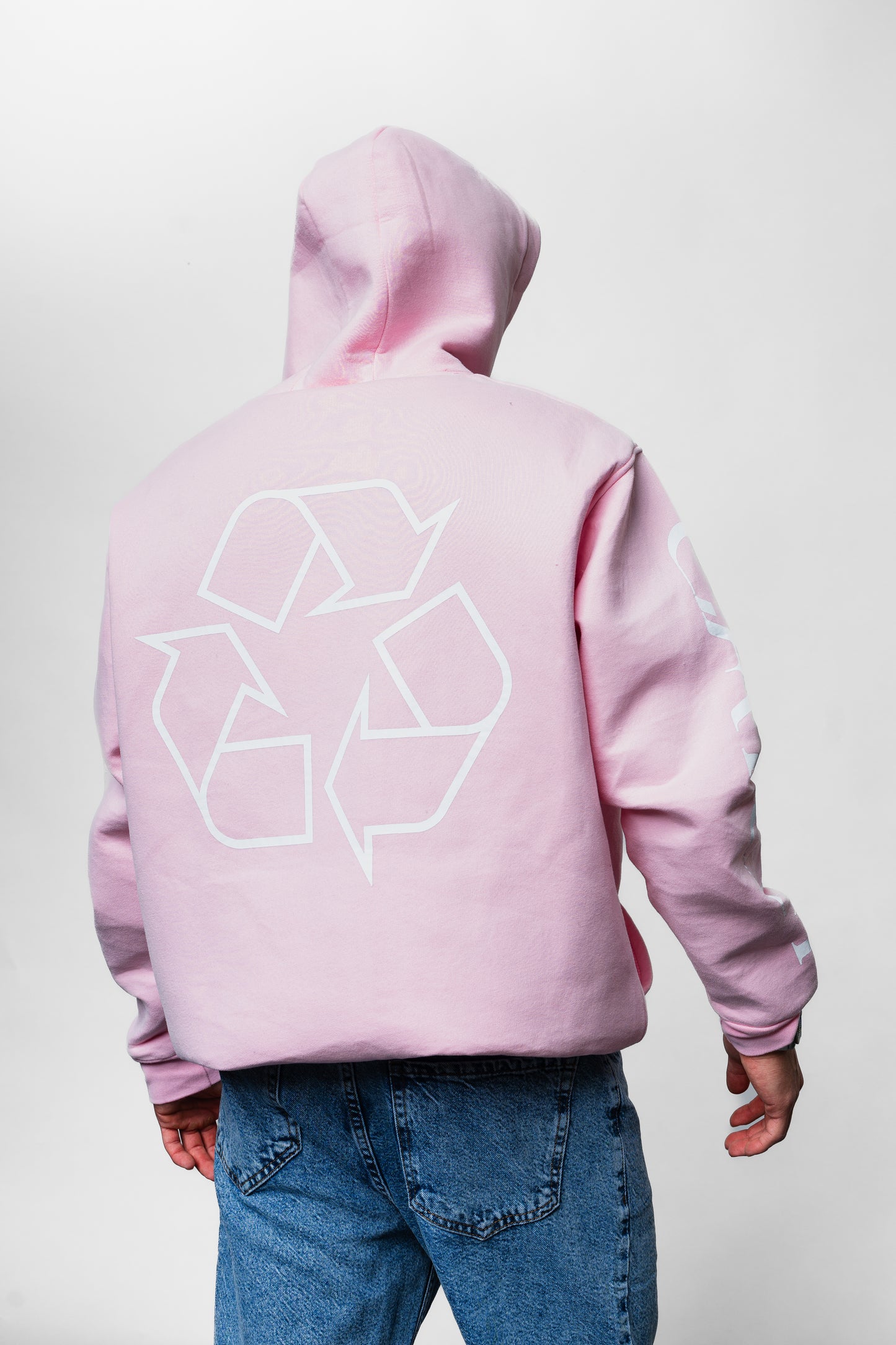 Pink Oversize Hoodie C-1046