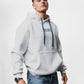 1985 White Oversize Hoodie B-1071