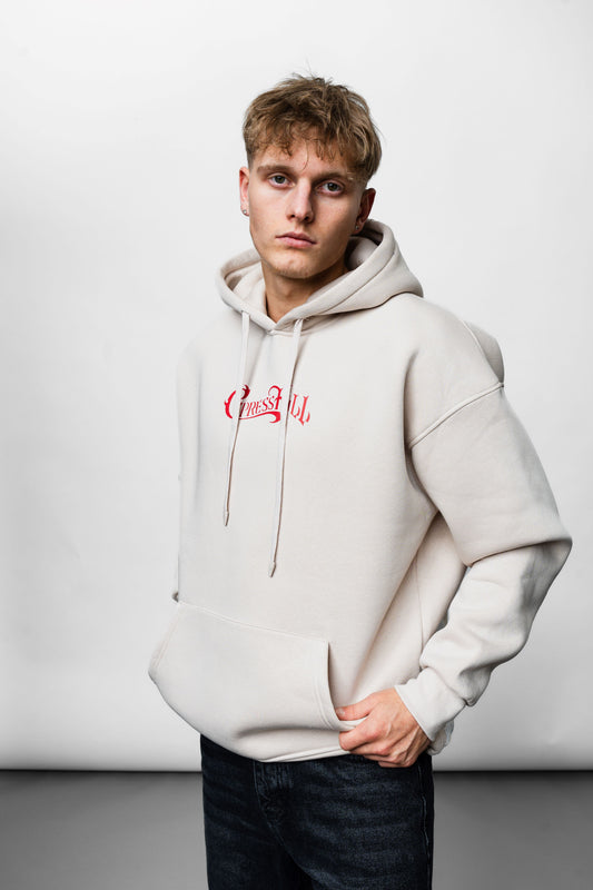 Cypress Cream Oversize Hoodie B-1066