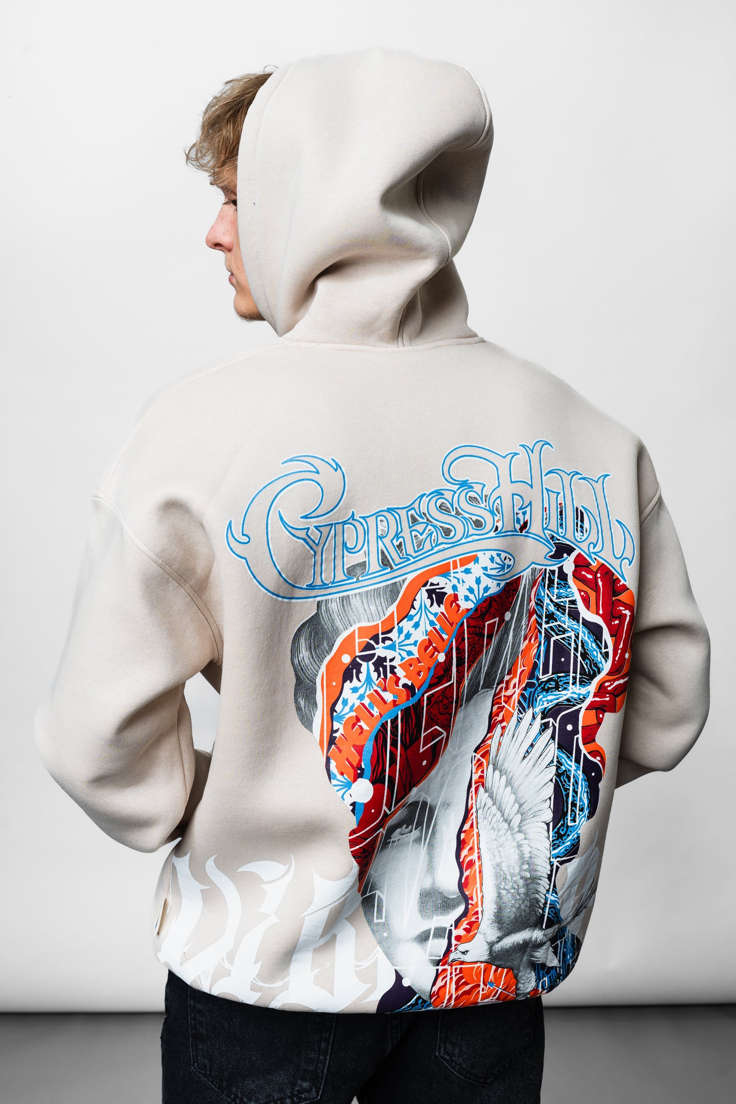 Cypress Cream Oversize Hoodie B-1066