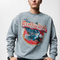 Freedom Rock Grey Oversize Sweatshirt C-1027