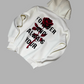 Rose White Oversize Hoodie C-1021