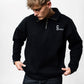 Zip Black Oversize Sweater C-1045