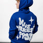 Yourself Blue Oversize Hoodie C-1063