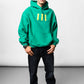 111 Green Oversize Hoodie C-1035