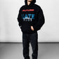 Hate Love Black Oversize Hoodie C-1018