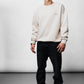 Who Are You Cream Oversize Sweatshirt C-1054