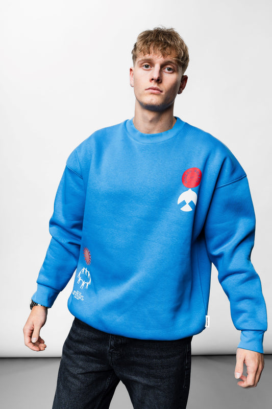Blue Never Plan Sweatshirt JJ-1005