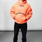 Human Orange Oversize Hoodie C-1023