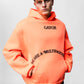 Human Orange Oversize Hoodie C-1023