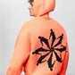 Human Orange Oversize Hoodie C-1023