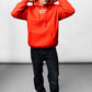 Red Chicago Bulls Printed Oversize Hoodie JJ-1015
