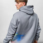Skull Grey Oversize Hoodie B-1038