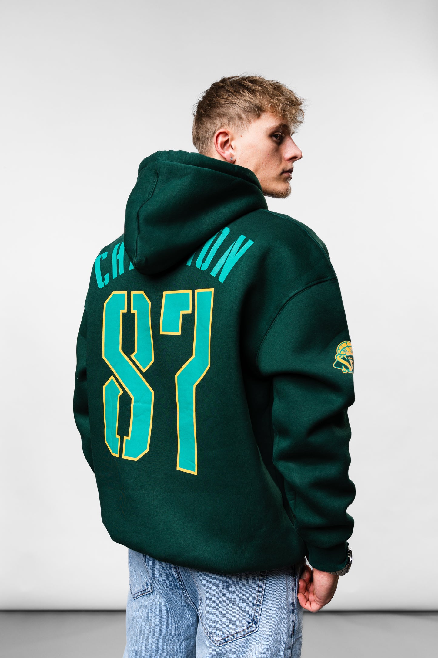 Sparks Green Oversize Hoodie JJ-1029