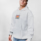King Angels White Oversize Hoodie B-1069