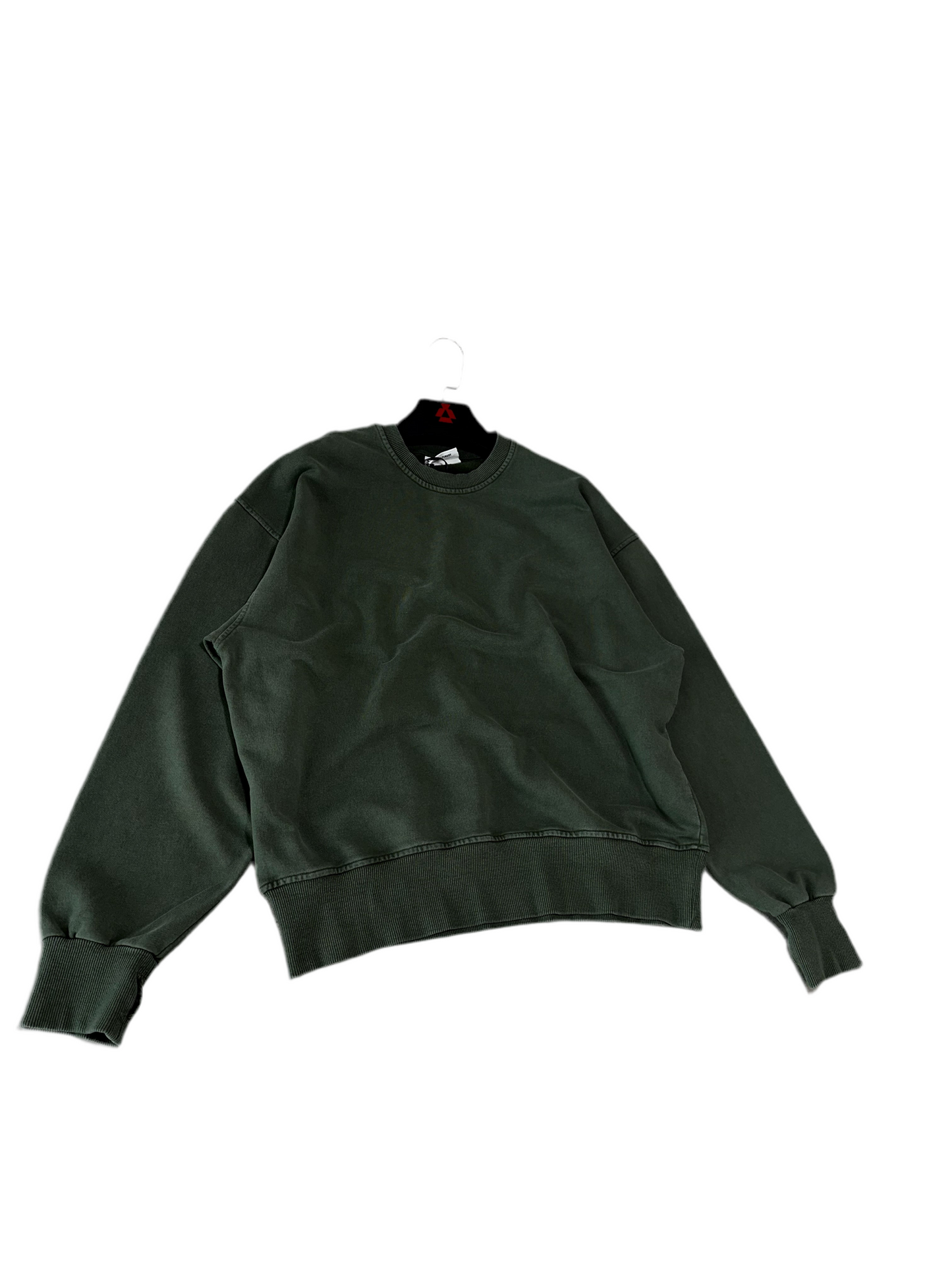 Acid Washed Green Sweatshirt C-1052