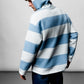Blue Stripes Oversize Hoodie EL-1059