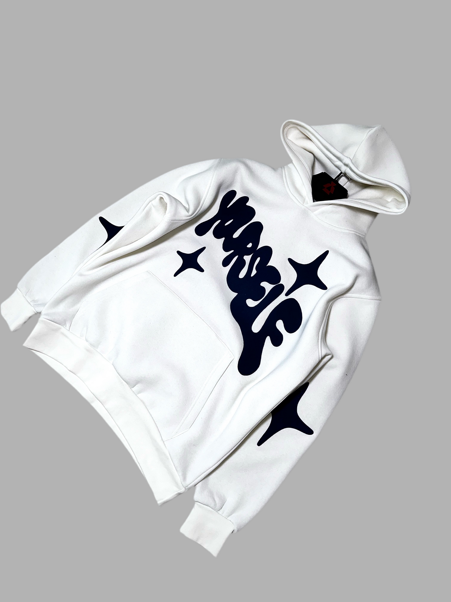 Yourself White Oversize Hoodie C-1062