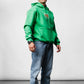 King Angels Green Oversize Hoodie B-1068