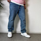 Dark Blue Baggy Jeans k-1082