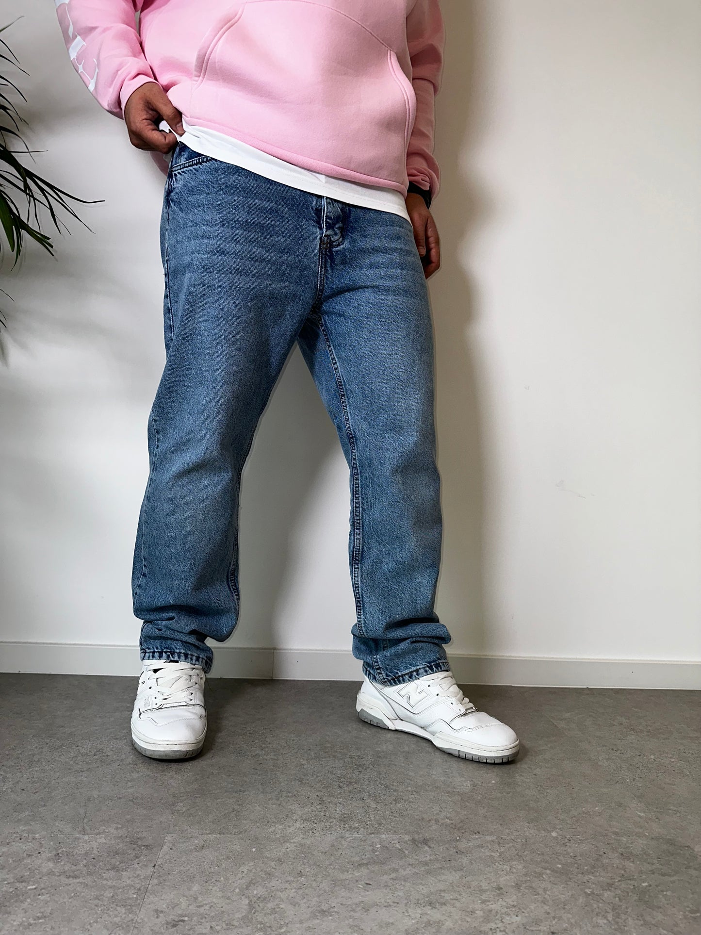Dark Blue Baggy Jeans k-1082