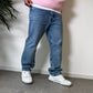 Dark Blue Baggy Jeans k-1082