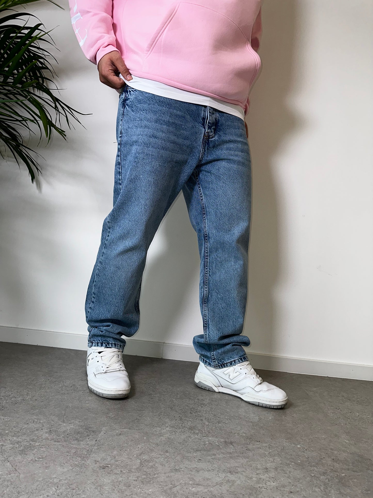 Dark Blue Baggy Jeans k-1082