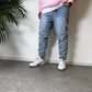 Light Blue Boyfriend Jeans K-1081