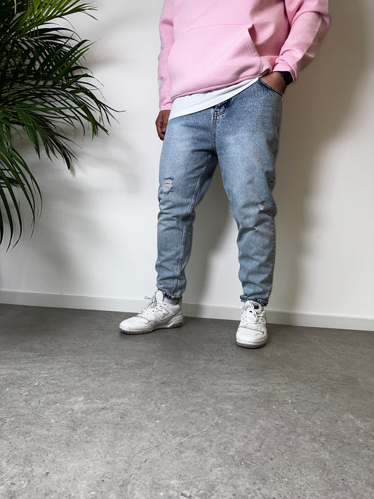 Light Blue Boyfriend Jeans K-1081