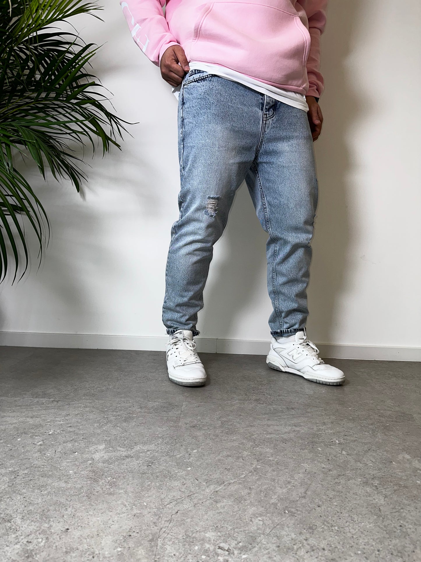 Light Blue Boyfriend Jeans K-1081