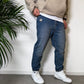Dark Blue Boyfriend Jeans K-1084