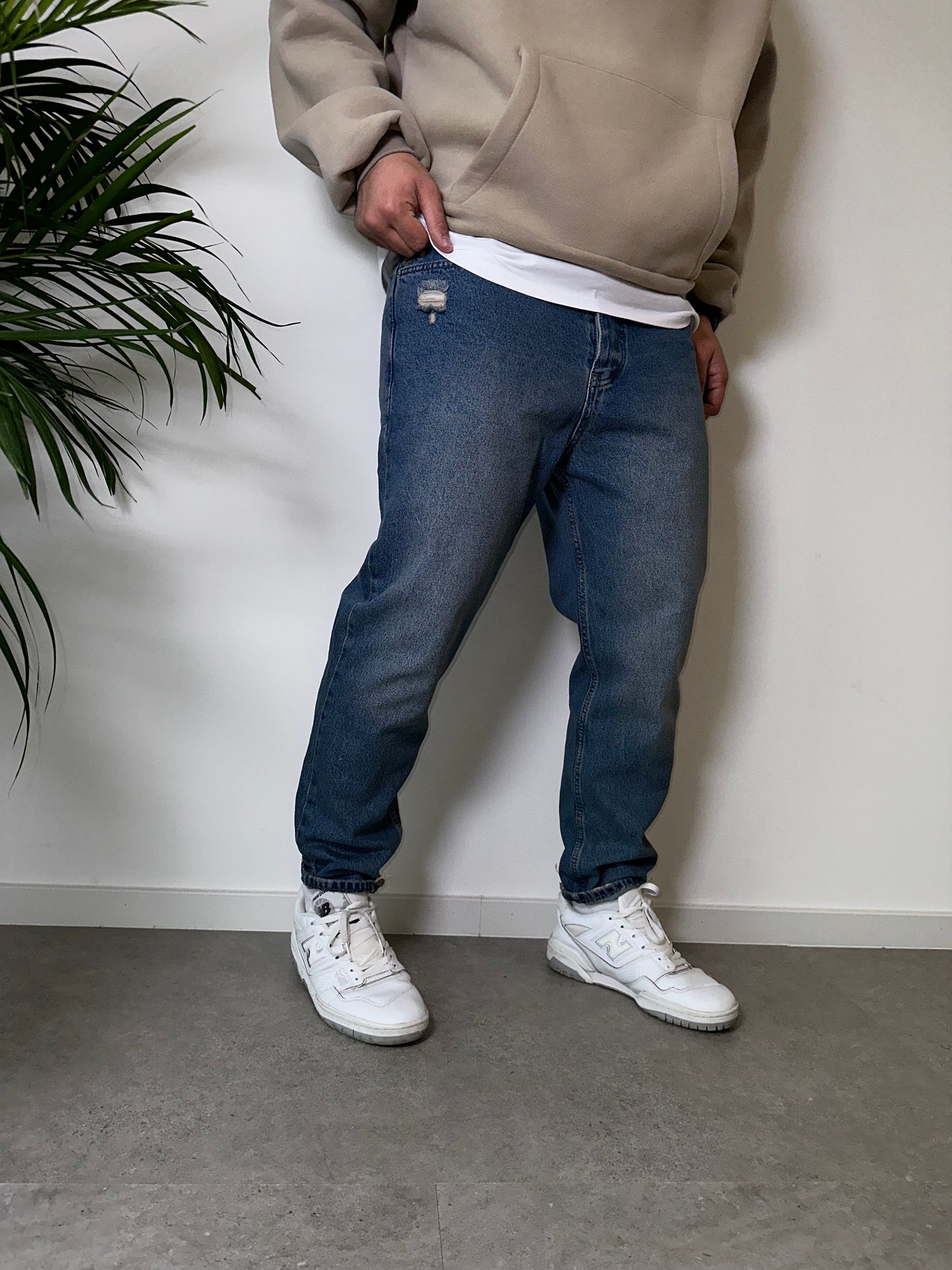 Dark Blue Boyfriend Jeans K-1084