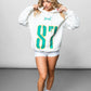 Sparks White Oversize Hoodie JJ-1028