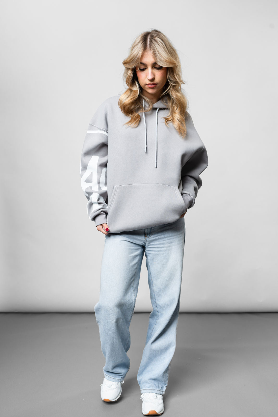 Grey Oversize Hoodie JJ-1001