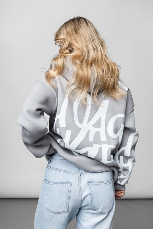 Grey Oversize Hoodie JJ-1001