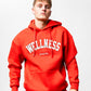 Wellness Red Oversize Hoodie B-1072