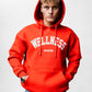 Wellness Red Oversize Hoodie B-1072