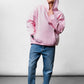 Pink Oversize Hoddie Catch JJ-3001