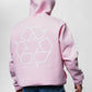 Pink Oversize Hoddie Catch JJ-3001