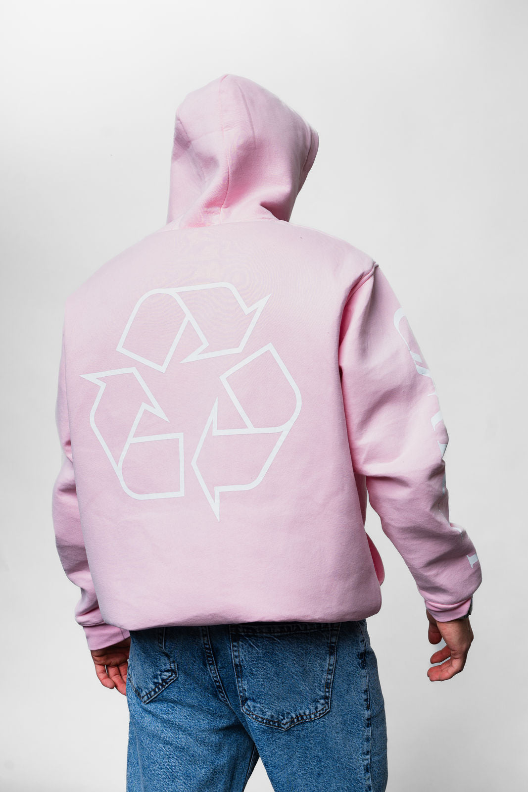 Pink Oversize Hoddie Catch JJ-3001