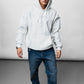 White Tetris Oversize Hoodie B-1065