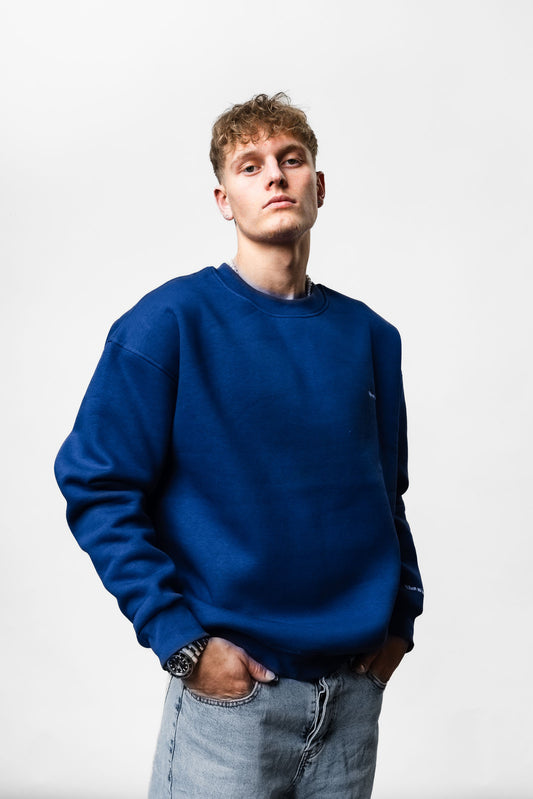 Blue Who are you | Sweatshirt langarm JJ-2002